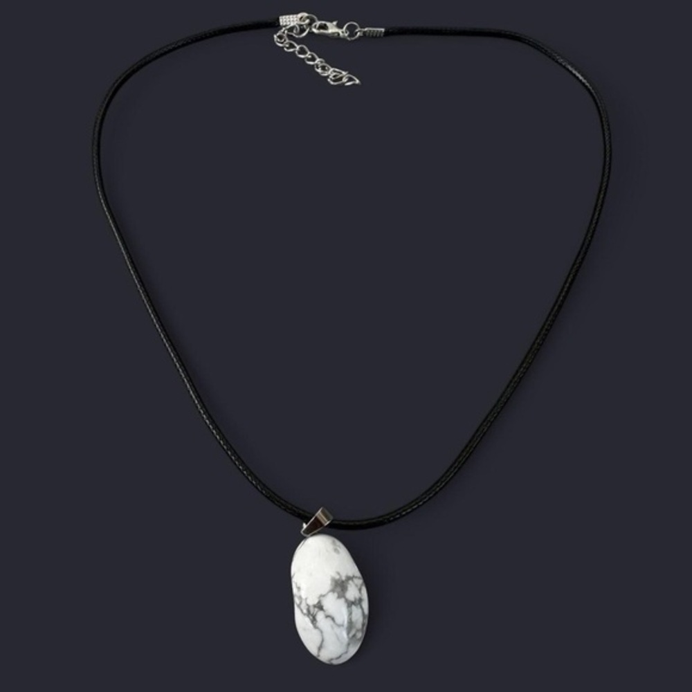 Magnesite Stone Pendant Necklace
